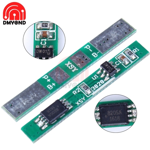 1S 3.7V 2.5A Lithium Battery Protection Board 18650 PCB Over Charge Discharge Bms Board Motor Lipo Cell Module Battery Balancer ► Photo 1/6