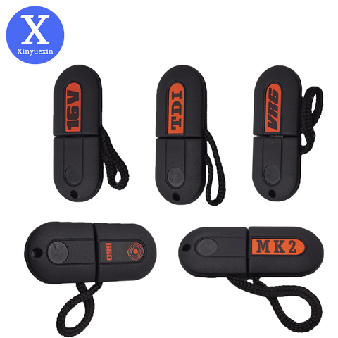 Xinyuexin Pill Key Shell Fob Fit for VW 16V VR6 TDI MK2 Golf G60 Key HU49 Uncut Blade with LED LIGHTING KEY NO LOGO ► Photo 1/6