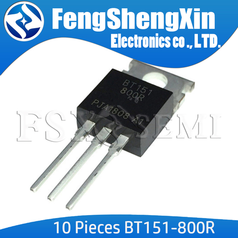 10pcs/lot   BT151-800R   BT151   12A800V   Thyristors    TO-220 ► Photo 1/2