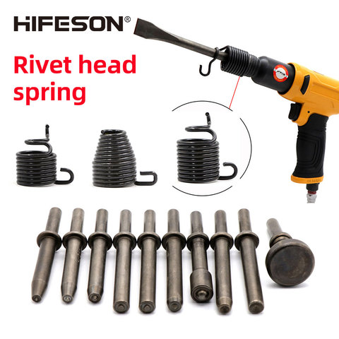 Pneumatic Rivet Gun Solid\Semi-tubular Rivet Head 8 Coil Spring/10 Coil  Spring/Pointed Spring Rivet Gun Spring Combination Set - Price history &  Review, AliExpress Seller - HIFESON TOOLS Store