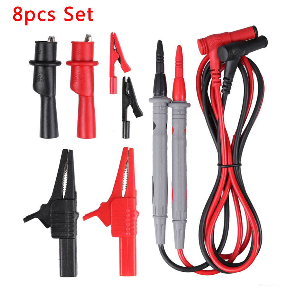 Test Test Cable Lead Kit Clips For Fluke Clamp Multimeter Cable 1000V 10A ► Photo 1/4