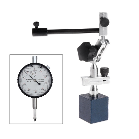 215mm Height Level Dial Test Gauge Indicator Rotary Magnetic Stand Base Holder  ► Photo 1/6