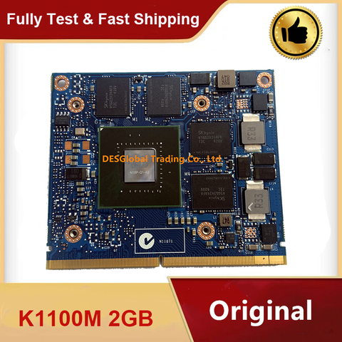 Original K1100M K 1100M Video Graphic Card N15P-Q1-A2for HP Elitebook ZBOOK15 Dell M4600 M4700 M4800 Working Perfectly ► Photo 1/3