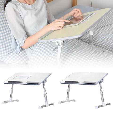 Adjustable Laptop Desk Multifunctional Folding Computer Desks Table With Fan For Home School Office ► Photo 1/6