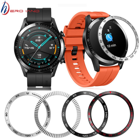 For Huawei Watch GT2 46mm GT 2 Bezel Ring Styling Frame Case Cover Protection For Galaxy Watch 46mm Stainless Steel Beze ► Photo 1/6