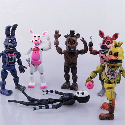 Anime Figure Assembling Toys Five Night At Freddy Fnaf Cute Bonnie