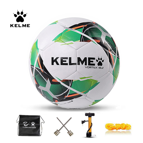 KELME Professional Football Soccer Ball TPU Size 3 Size 4 Size 5 Red Green Goal Team Match Training Balls 9886130 ► Photo 1/6