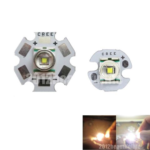 10pcs/lot CREE XRE XR-E Cool white Warm white Neutral white Red Green Amber Blue 3W High Power Led w/ 16mm 20mm PCB ► Photo 1/6