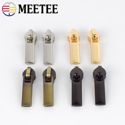 20pcs Meetee Zipper Sliders for 3# 5# Nylon Zippers Down Jacket Zip Head Bag Clothing Zips Repair Kits DIY Sewing Accessories ► Photo 1/6