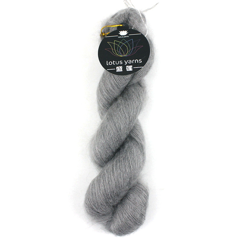 1*50g hank 65% kid mohair 35% silky for hand knitting mid thick yarn ► Photo 1/4