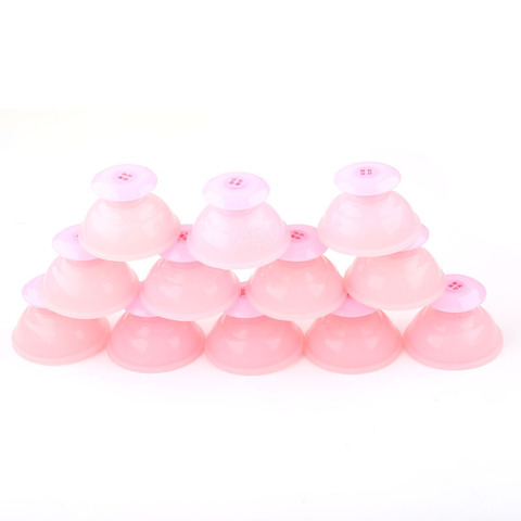 12pcs Pink Natural Health Care silicone Family Body Massage Helper Anti Cellulite Vacuum Cupping Cups ► Photo 1/5