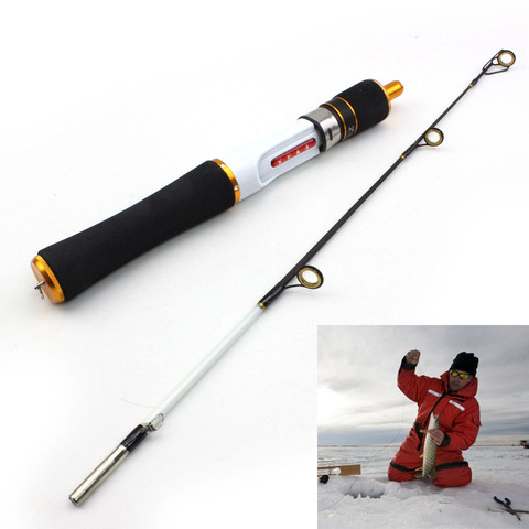High Quality ice fishing rod carbon rod 59cm valve boat pole ice fishing rod fishing tackle set Free Shipping ► Photo 1/6