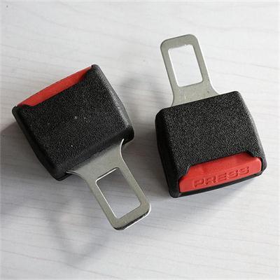 Hot 2PCs Universal Adjustable Extender Extension Car Safety Belt Clips Black Seat Belts And Padding ► Photo 1/5