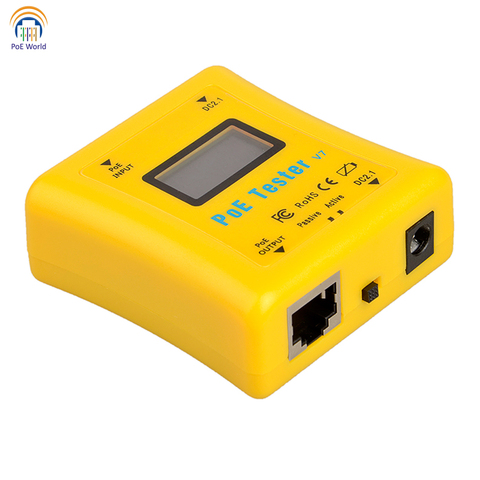 Inline PoE Tester Multi-functional Network CCTV Tester POE detector Test the actual power needed LED display No need Batteries ► Photo 1/5