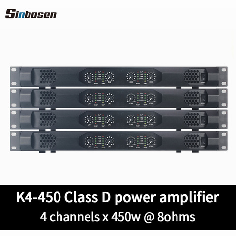 Sinobsen 450w Power Amplifier Professional Audio Stereo Class D Hifi Home Speaker Digital Theater 2 4 Channel Sound ► Photo 1/6