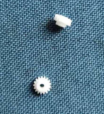 2pcs 17 teeth gear o for Sony casstte deck 190 series recorder palyer ► Photo 1/3