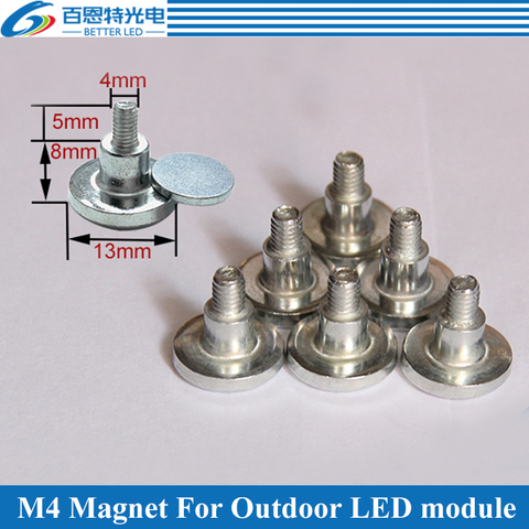 50pcs/lot M4 Cylinder magnet for Outdoor LED display module ► Photo 1/1