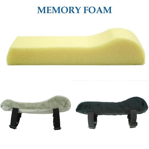 1pc Chair Armrest Pads Memory Foam Elbow Pillow Support Arm Rest Covers for Office Chair Armrest Chair Cushion Pads Elbow Relief ► Photo 1/6