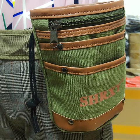 SHRXY Drawstring Digger's Pouch and Trowel Combo Recycling Bag Pick Up Small Pockets for Metal Detecting ► Photo 1/6
