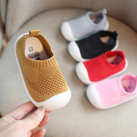 Spring Infant Toddler Shoes Girls Boys Casual Mesh Shoes Soft Bottom Comfortable Non-slip Kid Baby First Walkers Shoes ► Photo 1/5