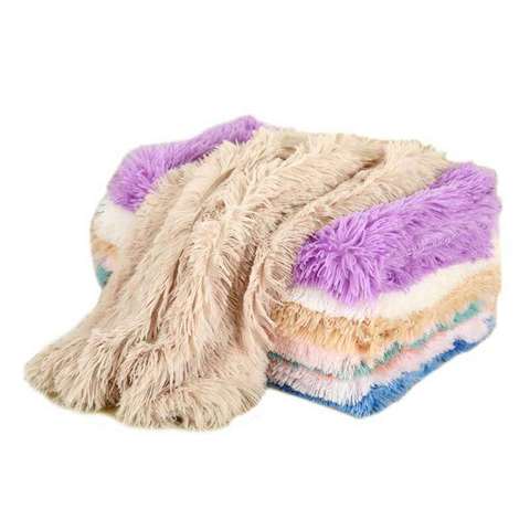 Pet Dog Cat Fluffy Fur Blanket Sleeping Mat Dogs Cats Bed Cushion Cover Reversible Double Layer Washable for Dog Bed Couch Sofa ► Photo 1/6