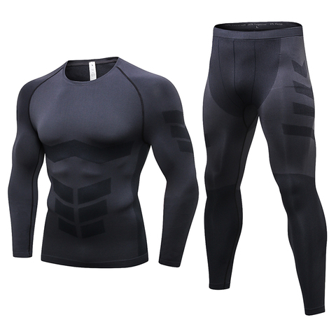 Fanceey Anti microbial Winter Thermo Underwear Thermal Men Long Johns Thermal Clothing Rashgard Kit Long Compression Underwear ► Photo 1/6
