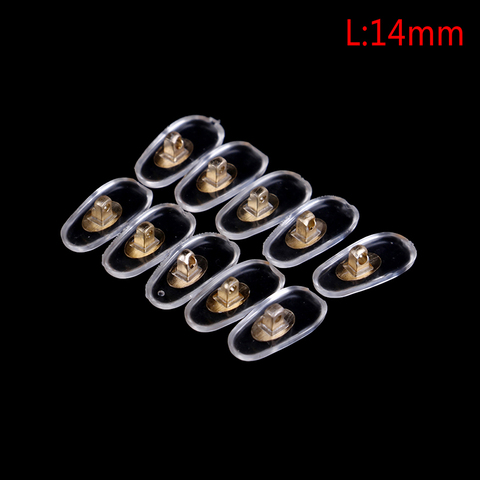 5 Pairs S/L Size Nose Pad Silicone Screw On Nose Pads Brace Support For Glasses Sunglasses Support Eyewear Accessories ► Photo 1/6