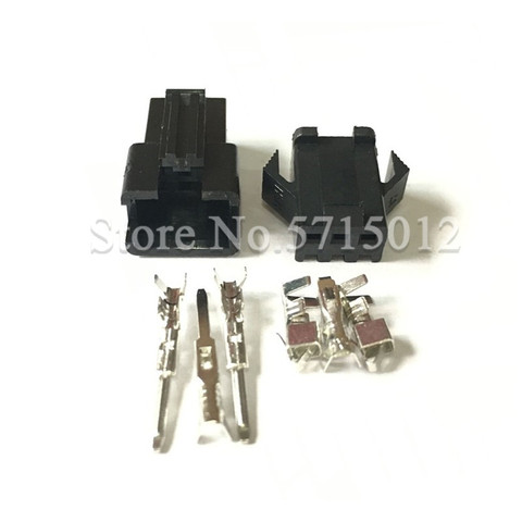 5 set 3 Hole Male And Female JST 2.54mm SM 3 Pin 3 Way Multipole Connector Plug With Terminal ► Photo 1/5