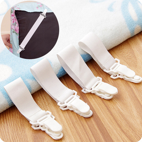 4Pcs/lot Bed Sheet Grippers Nonslip Blanket Mattress Cover Sofa Bed Fasteners Elastic Clip Holders ► Photo 1/6