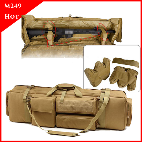 M249 Tactical Backpack Heavy Duty Military Shooting Airsoft Paintball Rifle Bag Gun Case Hunting Bag Rifle Gun Holster ► Photo 1/6
