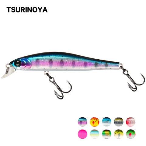 TSURINOYA 90S Slow Sinking Long Casting Minnow Fishing Lure Earl DW82 90mm 10g Bass Trout Hard Bait Jerkbait Crankbait Wobblers ► Photo 1/6