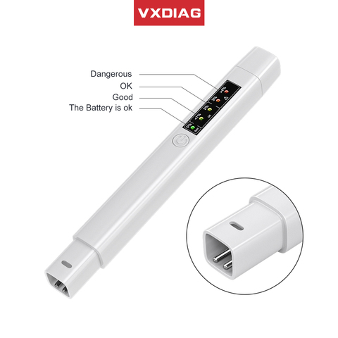 New VXDIAG Brake Fluid Tester Car tools 5 LED Automotive Diagnostic Tools Accurate Oil Quality testing Pen car accessories ► Photo 1/6