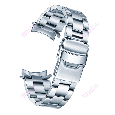 Timelee brand 22 mm Stainless Steel Watch Band Bracelets Curved end MOD For  SKX007 SKX009 SKX011 ► Photo 1/6