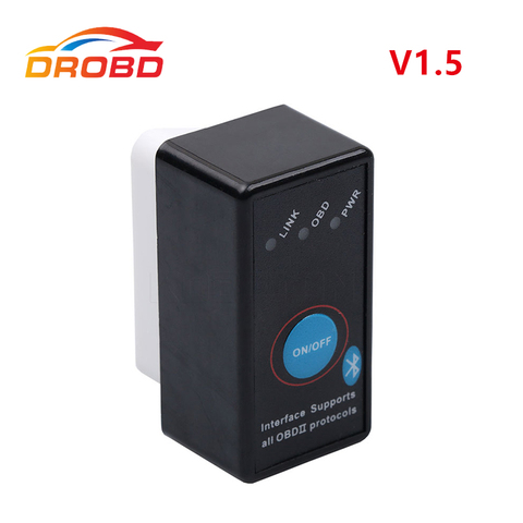 Diagnostic-Tool Mini ELM327 V1.5 with Switch Support Full Protocol Mini ELM 327 Bluetooth ELM327 V 1.5 Auto OBD-II OBD2 Scanner ► Photo 1/6