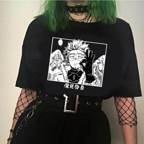 Unisex T Shirt My Hero Academia Hawks Anime Oversized T Shirt Men's Clothing Streetwear Casual Tops ► Photo 1/6