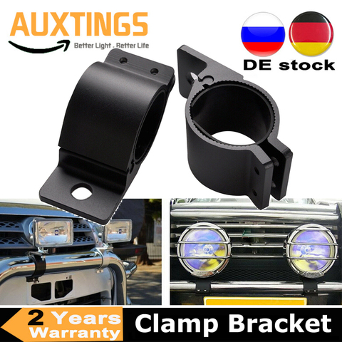 2X Bull Bar Roll Cage Mount Bracket Clamps Roof LED Light Bar Holder 49-54mm 66mm~71mm 76mm~81mm ► Photo 1/6