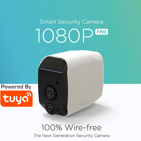 Smart WiFi Wire free battery powered IP 2.0MP Camera