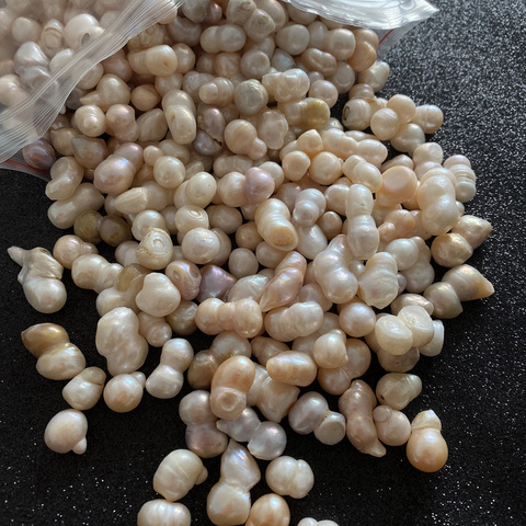 Natural Pearl Freshwater Cultured Pearl No Hole Loose Beads for DIY Birthday Gifts ► Photo 1/6