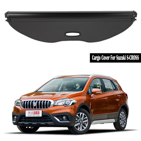 Rear Cargo Cover For Suzuki SX4 S-CROSS 2016-2022 privacy Trunk Screen Security Shield shade Auto Accessories ► Photo 1/6