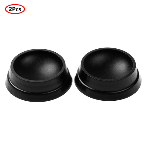 2Pcs Black Non-slip Rubber Chair Wheel Stoppers Baby Bed Baby carriage Caster Wheel Stoppers Floor Surface Protector Pads ► Photo 1/6