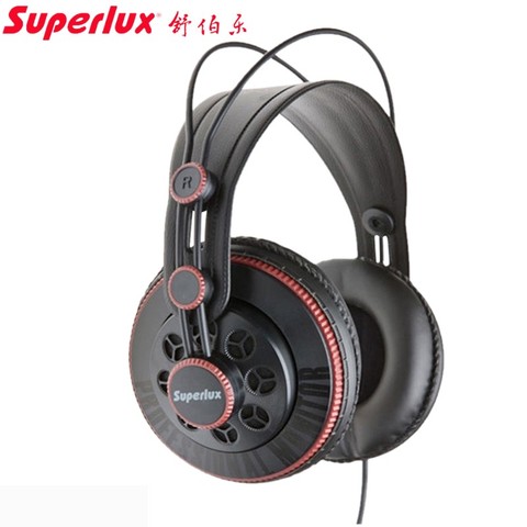 Superlux HD681 Headphone 3.5mm Jack Wired Super Bass Dynamic Earphone Noise Cancelling Headset (Adjustable Headband 9ft Cable) ► Photo 1/5