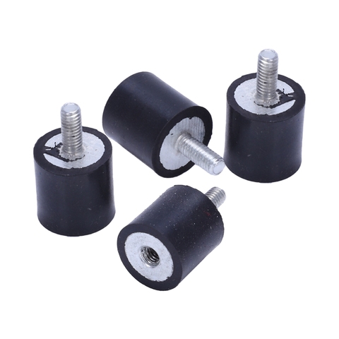 4pcs M4 Outside Inside Anti Vibration Rubber Buffer Insulator Attachment 15mmx15mm ► Photo 1/6