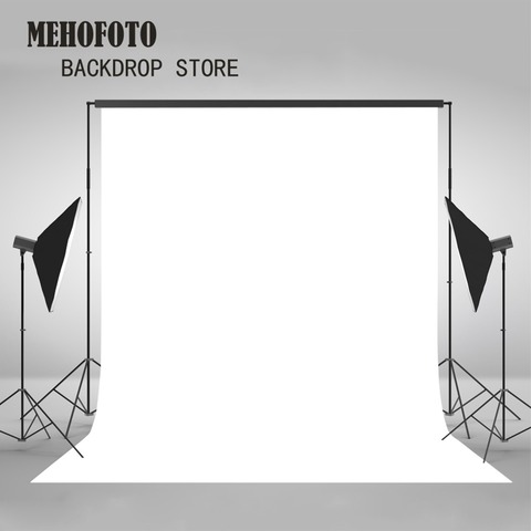 Mehofoto White Photography Backdrops Photo background Product Studio Porps Photo Props Art Fabric thin vinyl Soild Color Kids ► Photo 1/6