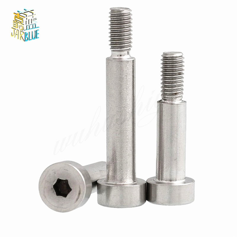 [D4xM3-D12xM10] 1Pcs 304 Stainless Steel Hexagon Socket Plug Shoulder Screw Contour Shoulder Bolt ► Photo 1/3