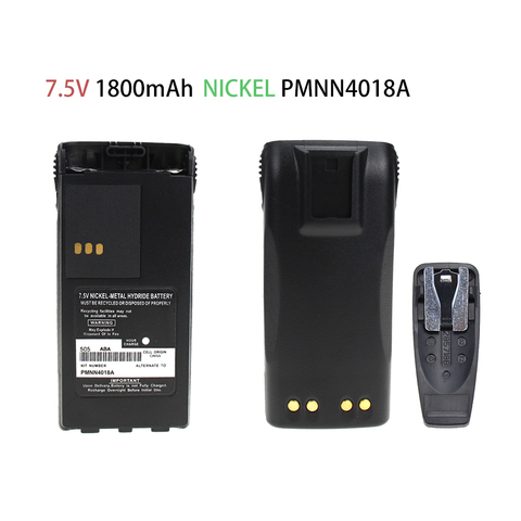 PMNN4018 1800mAh Ni-MH Battery for Motorola CT150 CT250 CT450 CT450LS GP88S P040 P080 P308 PRO3150 Portable Radios ► Photo 1/6