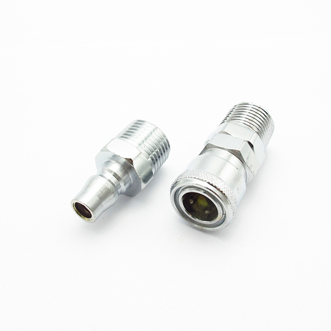 2PCS Pneumatic Fitting C Type Air Line Quick Coupling Connector Coupler Adapter For Air Compressor PM20 SM20 PM30 SM30 PM40 SM40 ► Photo 1/5