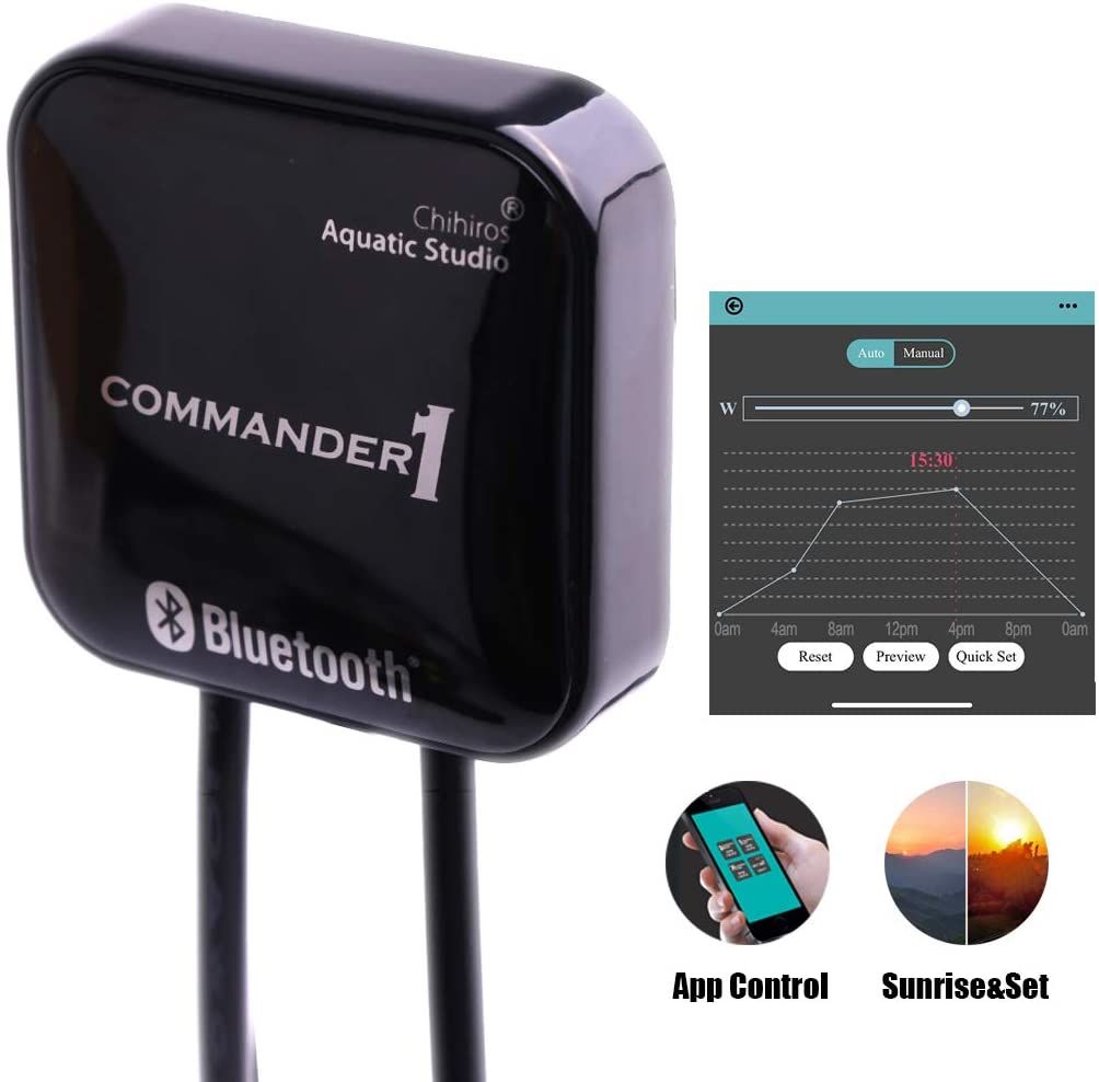 Chihiros Commander 4 Bluetooth Controller für WRGB LED Aquarium Sonnenaufgang 
