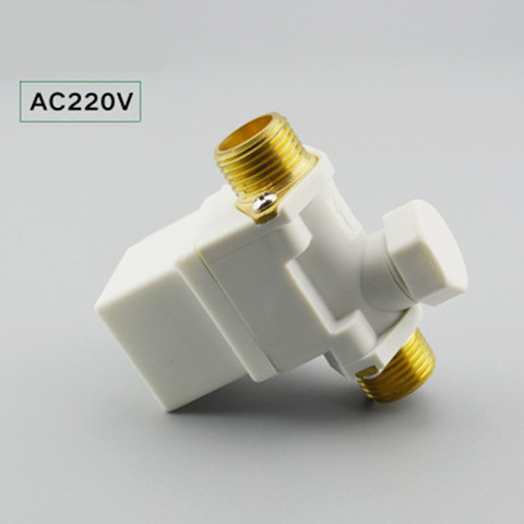 AC 220V Water Air N/C Normally Closed Open Pressure Solenoid Valve 1/2