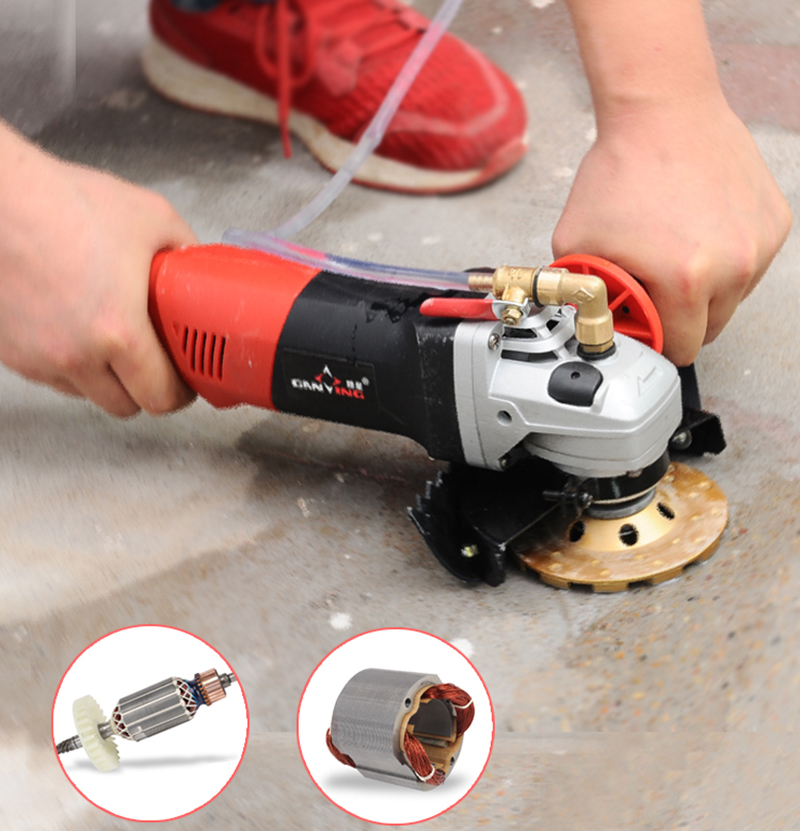 1400W 220V Electric Stone Wet Polisher Variable Speed Hand Grinder Water Mill MS 