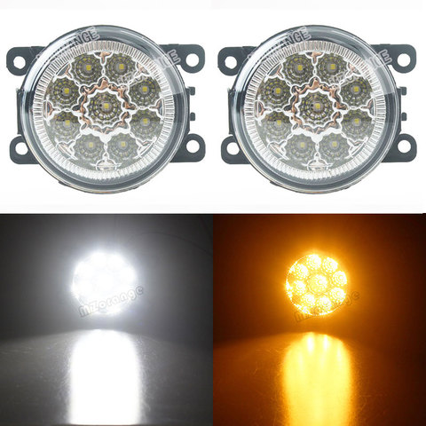 6000K 12V car-styling DRL Fog Lamps lighting LED Lights For Mitsubishi L200 OUTLANDER 2 PAJERO 4 GALANT Grandis 9W /1 SET ► Photo 1/6